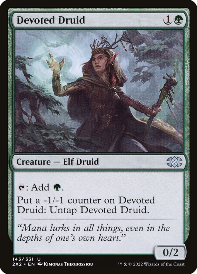 Devoted Druid (Double Masters 2022)  | Good Games North