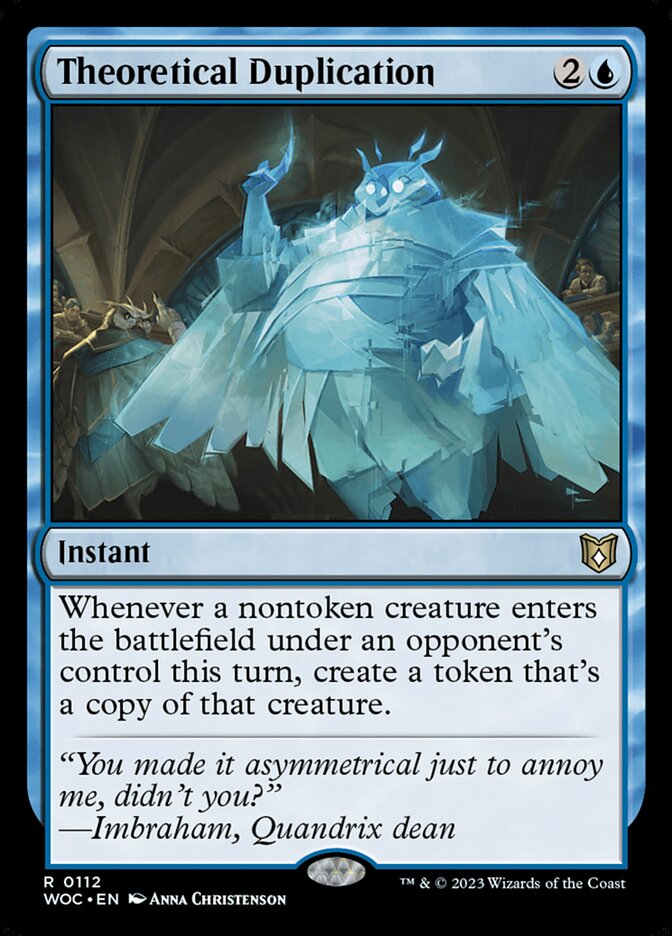 Theoretical Duplication (Commander: Wilds of Eldraine)  | Good Games North