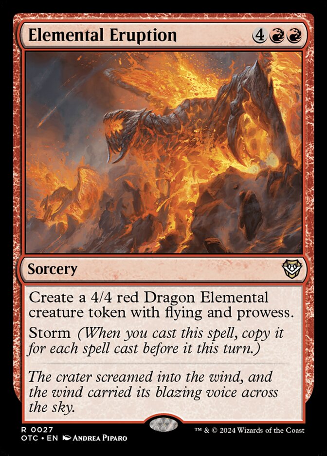 Elemental Eruption 27 (Commander: Outlaws of Thunder Junction)  | Good Games North