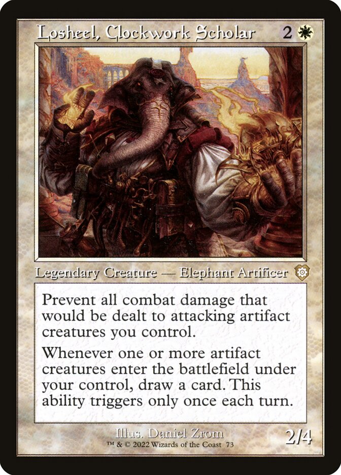 Losheel, Clockwork Scholar (Commander: The Brothers' War)  | Good Games North