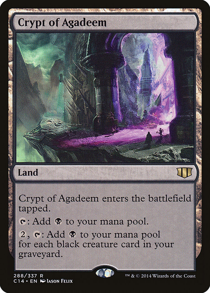 Crypt of Agadeem 288/337 (Commander 2014)  | Good Games North