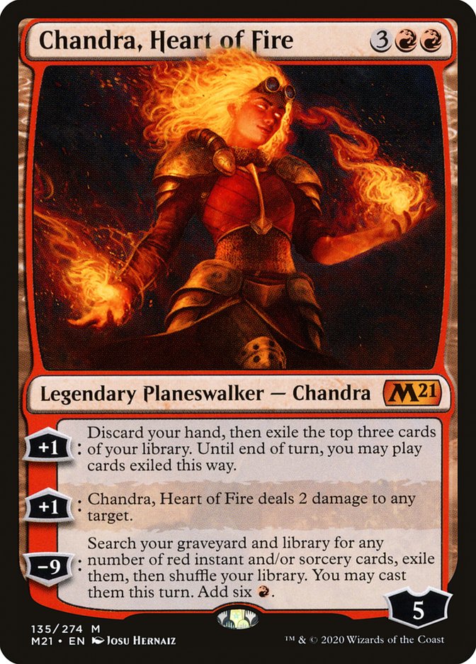 Chandra, Heart of Fire (Core Set 2021)  | Good Games North