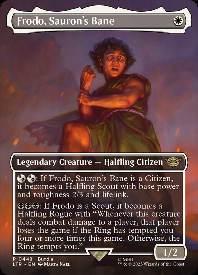 Frodo, Sauron's Bane (Unique and Miscellaneous Promos)  - Foil | Good Games North