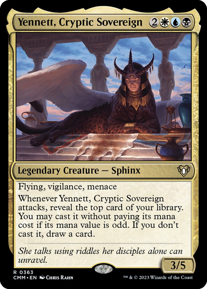 Yennett, Cryptic Sovereign 363/451 (Commander Masters)  | Good Games North