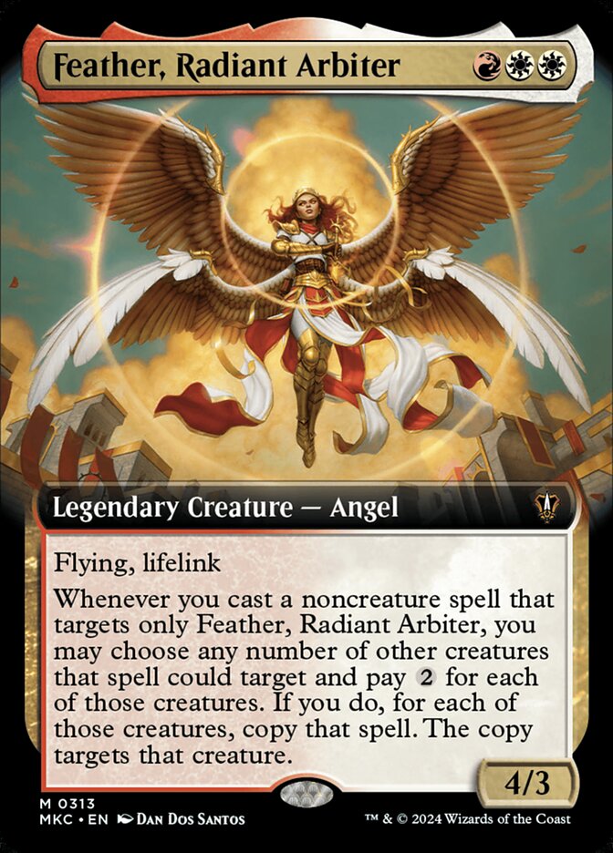 Feather, Radiant Arbiter 313 (Commander: Murders at Karlov Manor)  - Foil | Good Games North