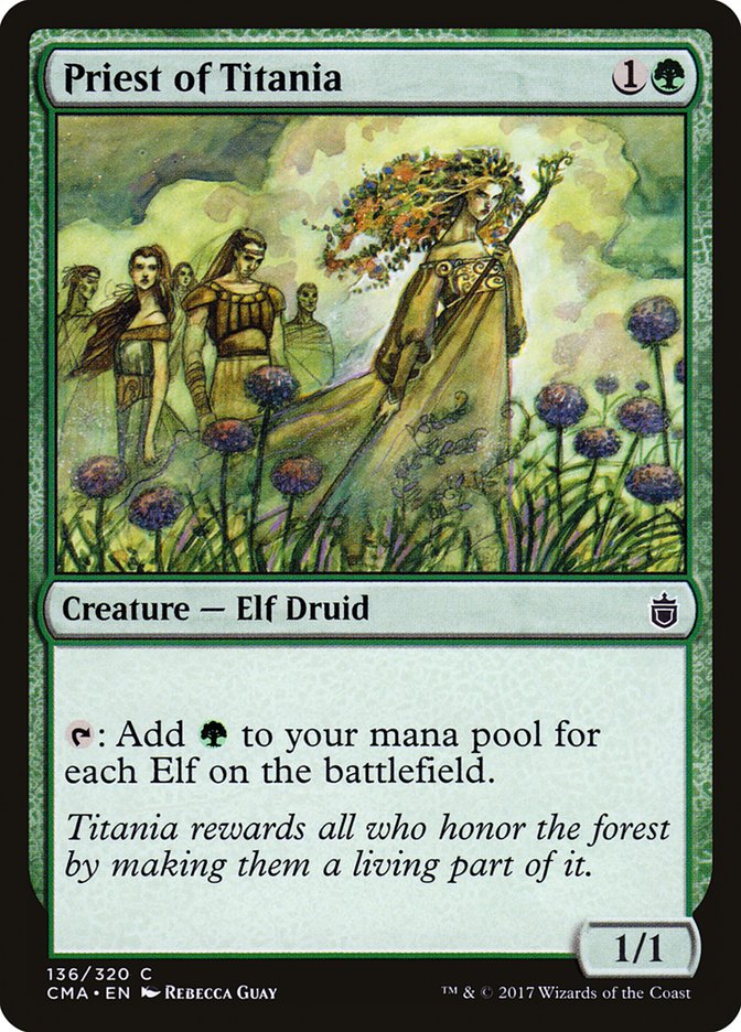 Priest of Titania (Commander Anthology)  | Good Games North