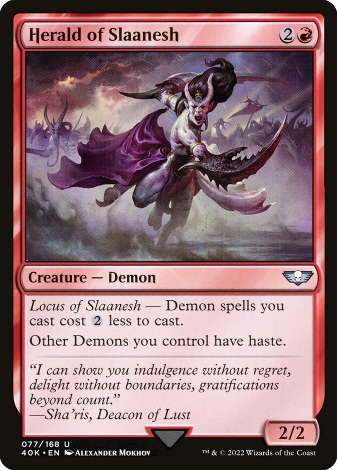 Herald of Slaanesh (Universes Beyond: Warhammer 40,000)  | Good Games North