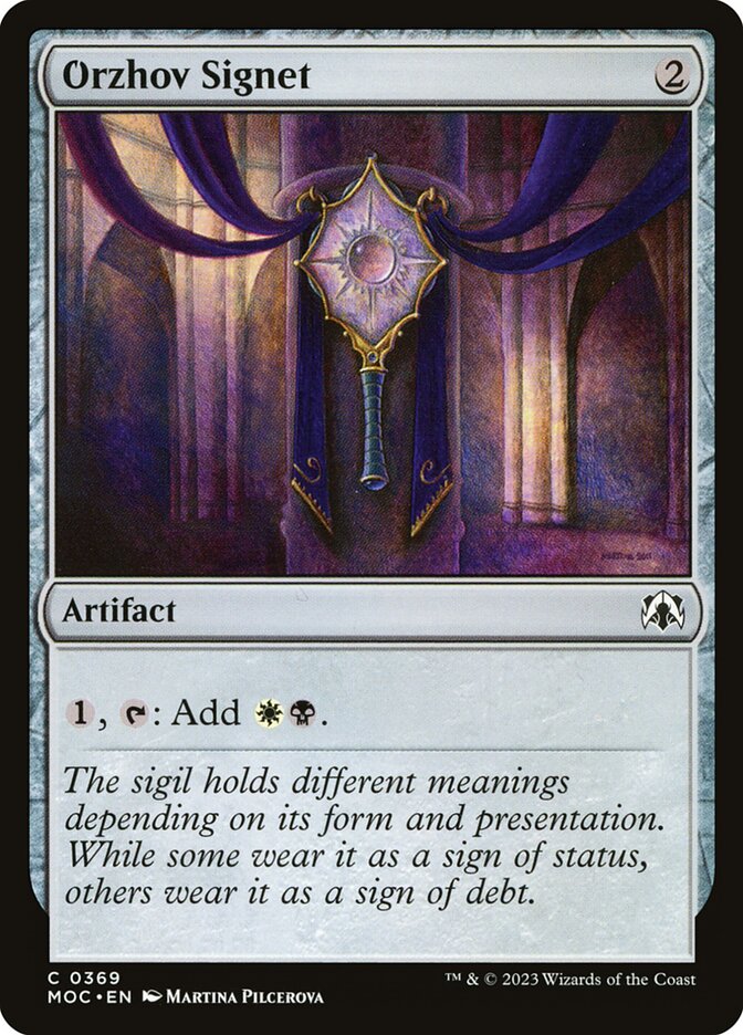 Orzhov Signet 369/444 (Commander: March of the Machine)  | Good Games North