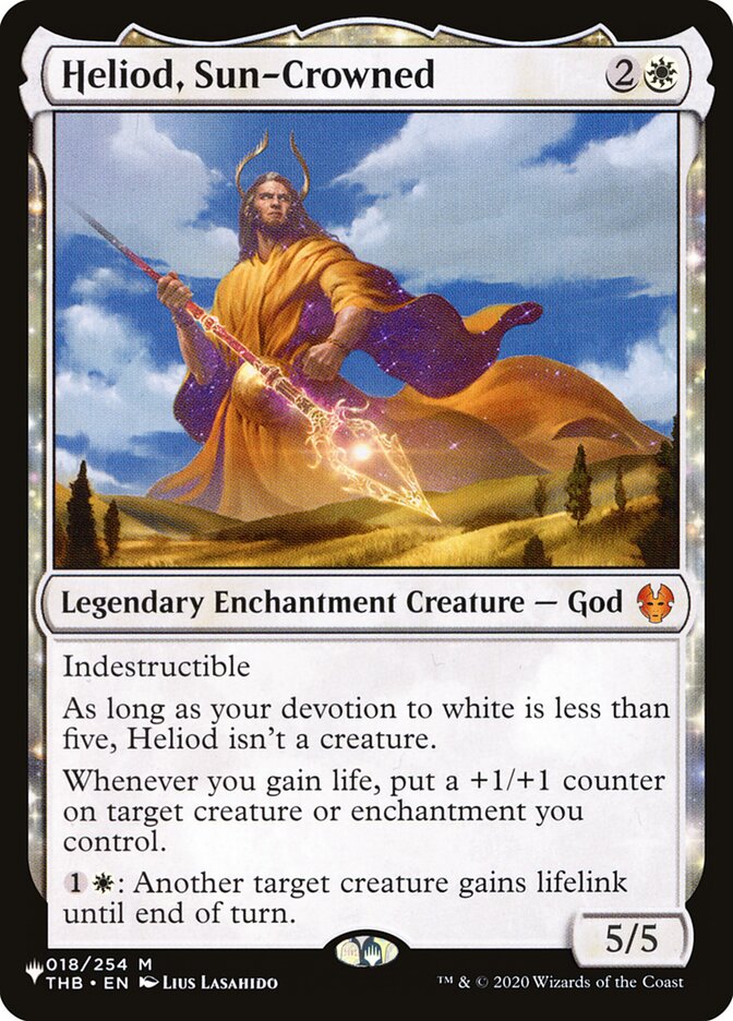 Heliod, Sun-Crowned THB-18/5075 (The List Reprints)  | Good Games North