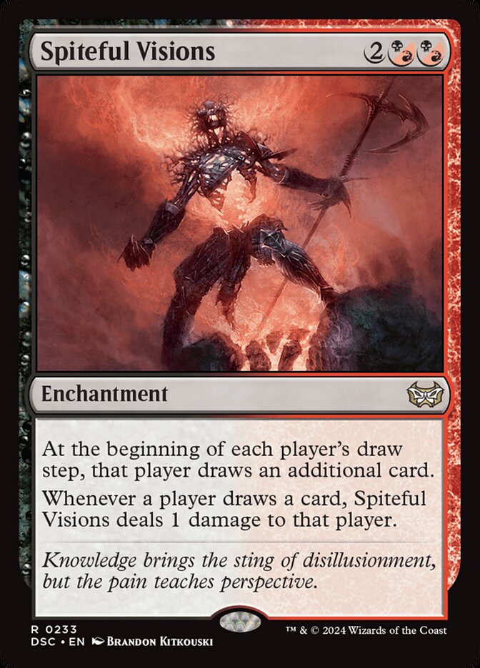 Spiteful Visions (Commander: Duskmourn: House of Horror)  | Good Games North