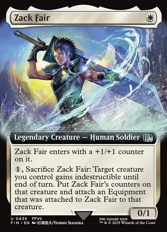 Zack Fair 435 (FINAL FANTASY)  - Extended Art Foil | Good Games North