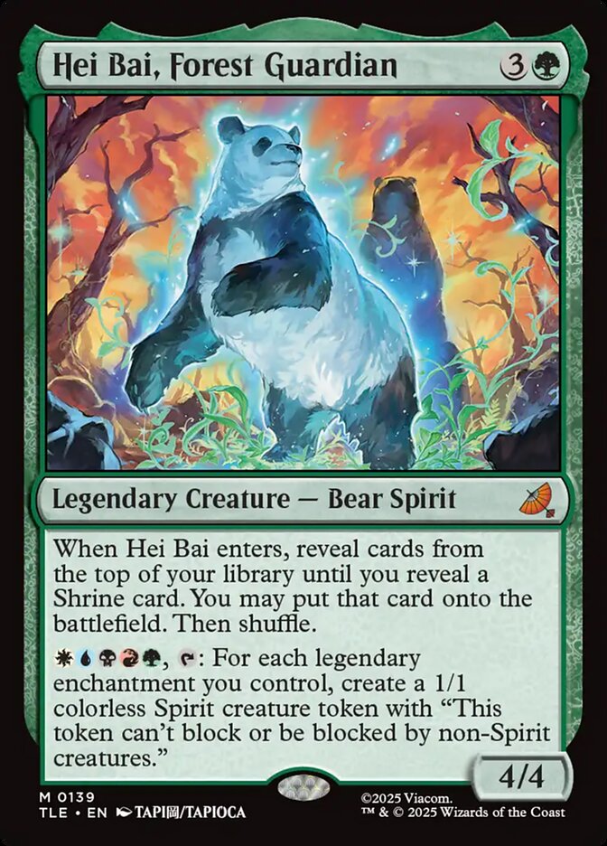 Hei Bai, Forest Guardian 139 (Avatar: The Last Airbender: Eternal-Legal)  - Foil | Good Games North