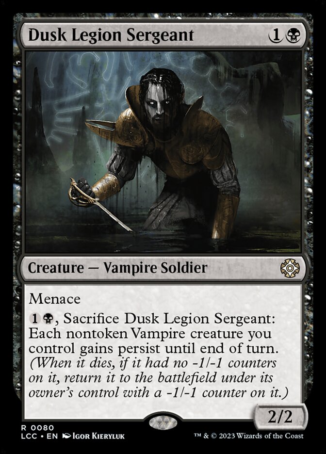 Dusk Legion Sergeant (Commander: The Lost Caverns of Ixalan)  | Good Games North