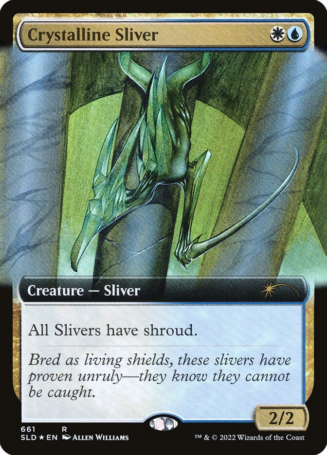Crystalline Sliver 661/1 (Secret Lair Drop Series)  - Extended Art Foil | Good Games North