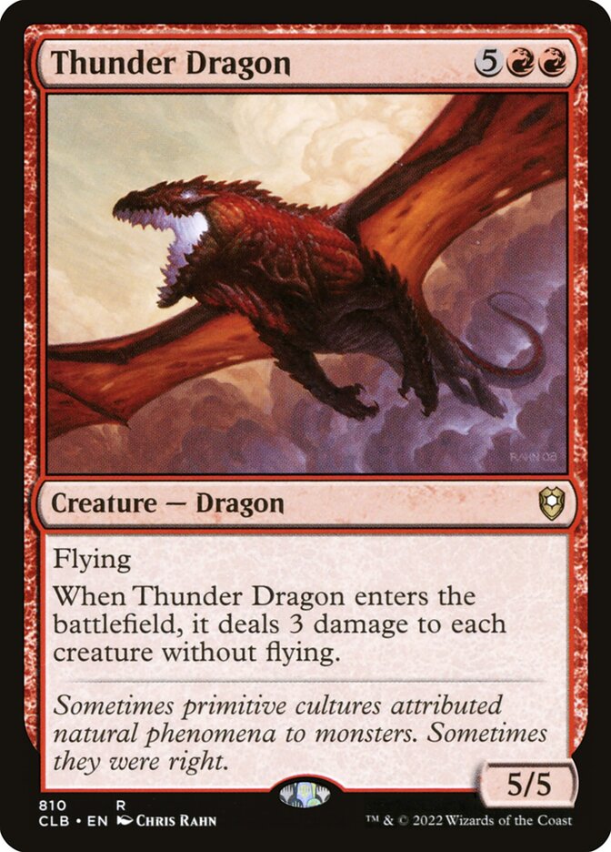 Thunder Dragon 810/361 (Commander Legends: Battle for Baldur's Gate)  | Good Games North
