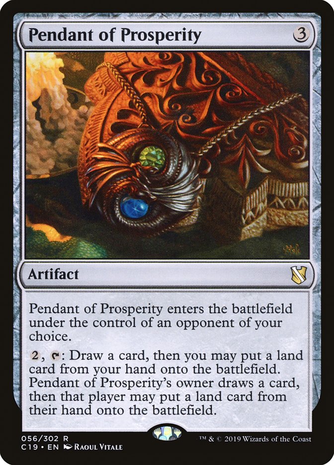 Pendant of Prosperity 56 (Commander 2019)  | Good Games North