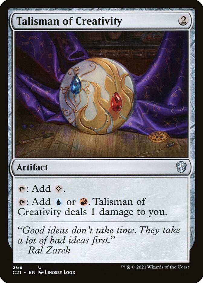 Talisman of Creativity 269/81 (Commander 2021)  | Good Games North