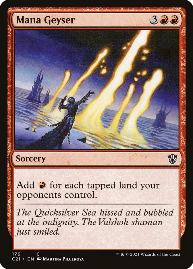 Mana Geyser 176/81 (Commander 2021)  | Good Games North