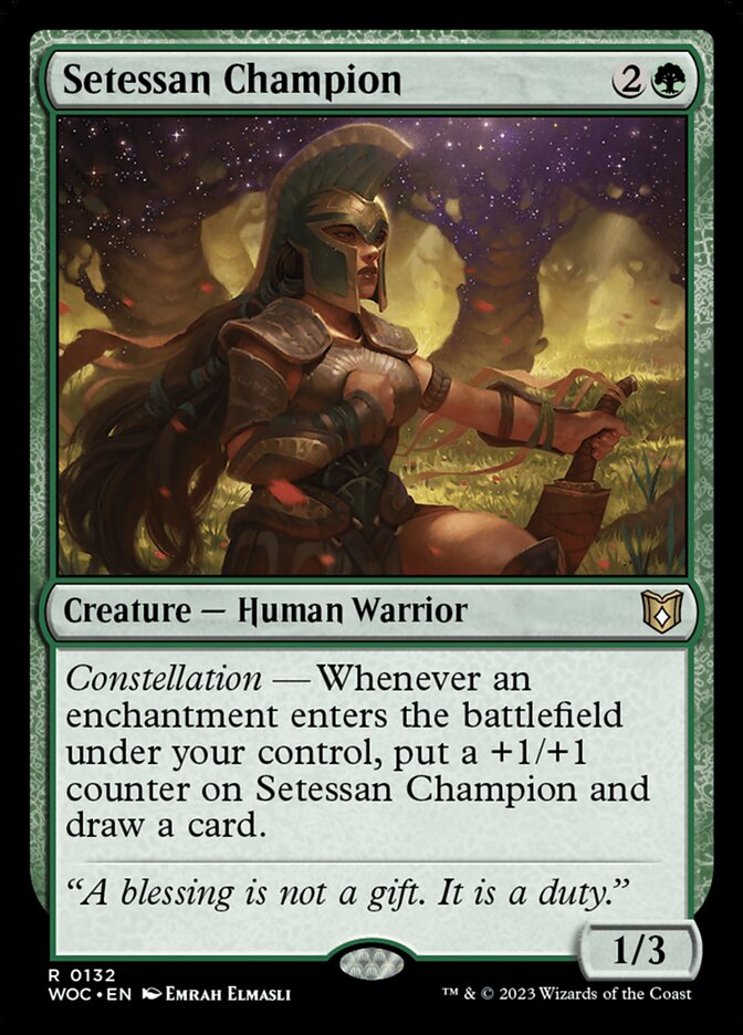 Setessan Champion (Commander: Wilds of Eldraine)  | Good Games North