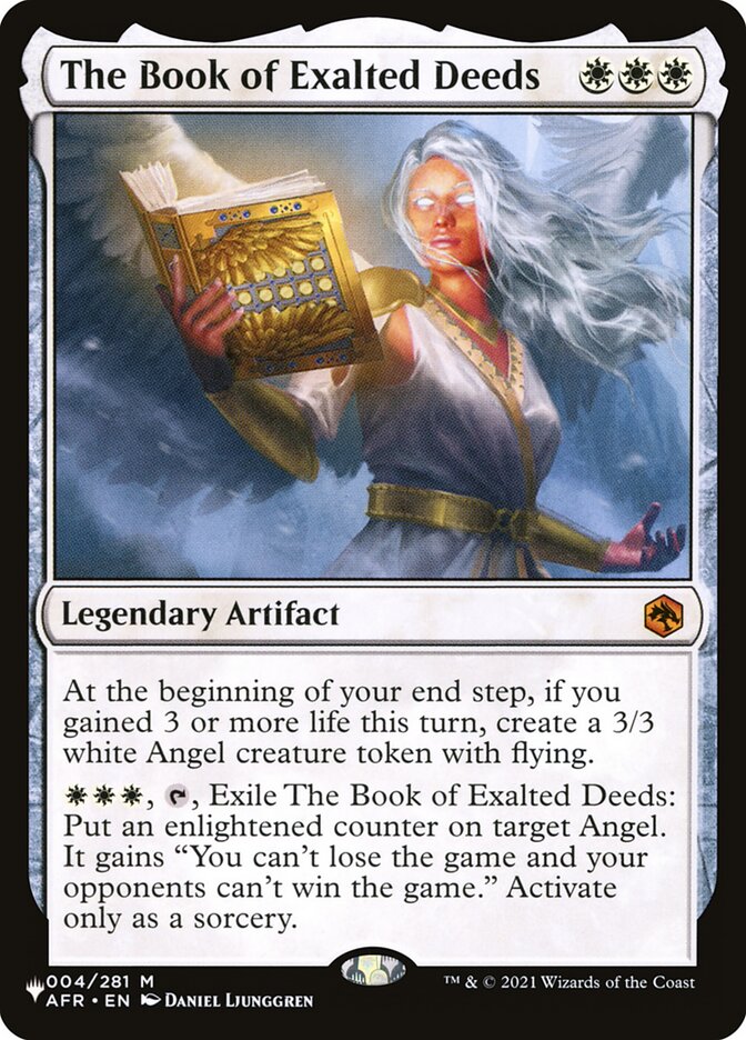 The Book of Exalted Deeds AFR-4/5075 (The List Reprints)  | Good Games North