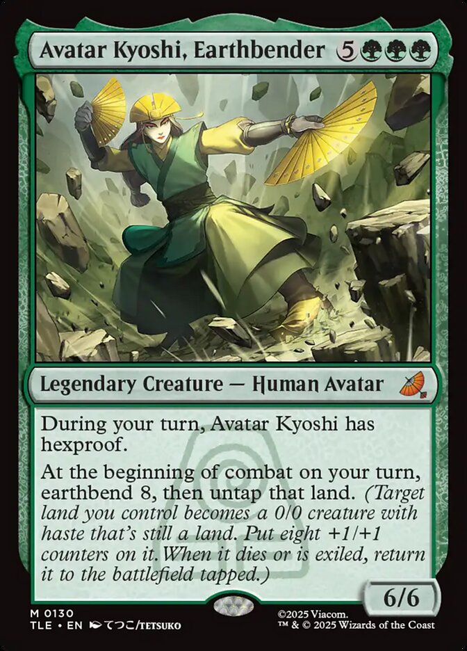 Avatar Kyoshi, Earthbender 130/317 (Avatar: The Last Airbender: Eternal-Legal)  - Foil | Good Games North
