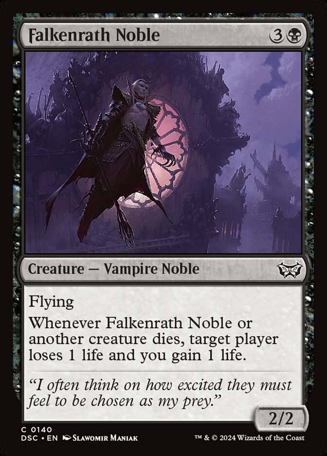 Falkenrath Noble (Commander: Duskmourn: House of Horror)  | Good Games North