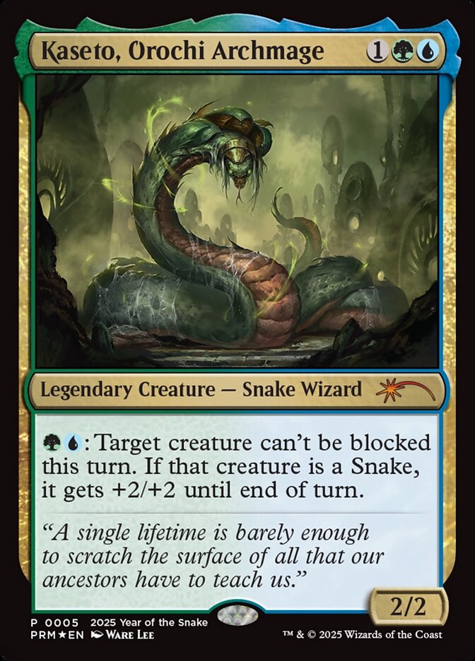 Kaseto, Orochi Archmage (Standard Showdown Promos)  - Foil | Good Games North