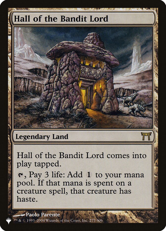 Hall of the Bandit Lord (The List Reprints)  | Good Games North