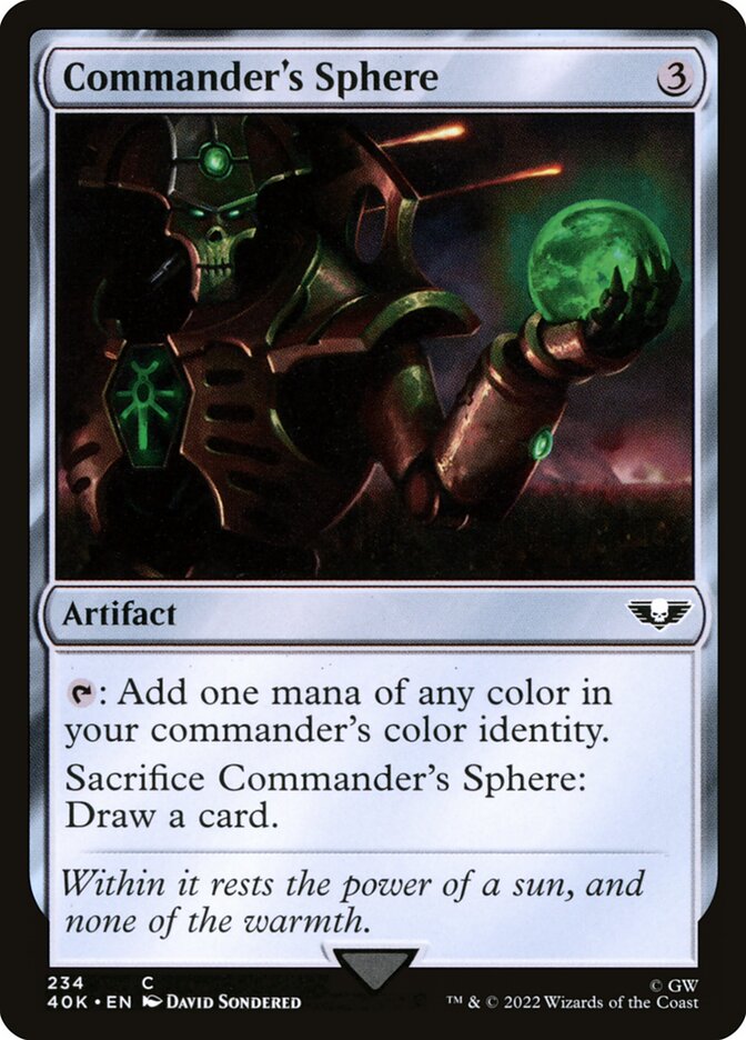 Commander's Sphere (Universes Beyond: Warhammer 40,000)  | Good Games North