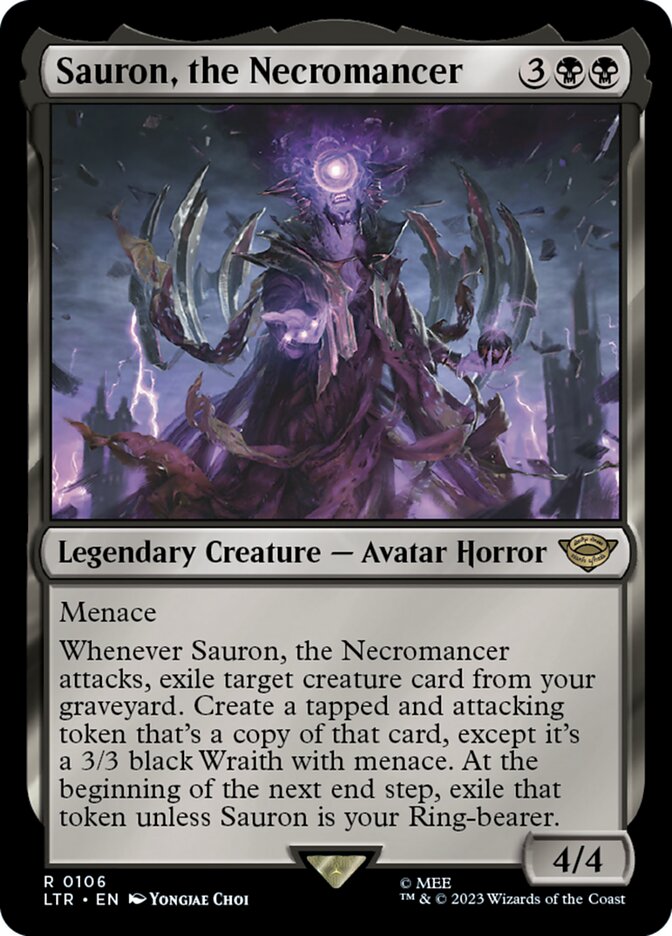 Sauron, the Necromancer (Universes Beyond: The Lord of the Rings: Tales of Middle-earth)  | Good Games North