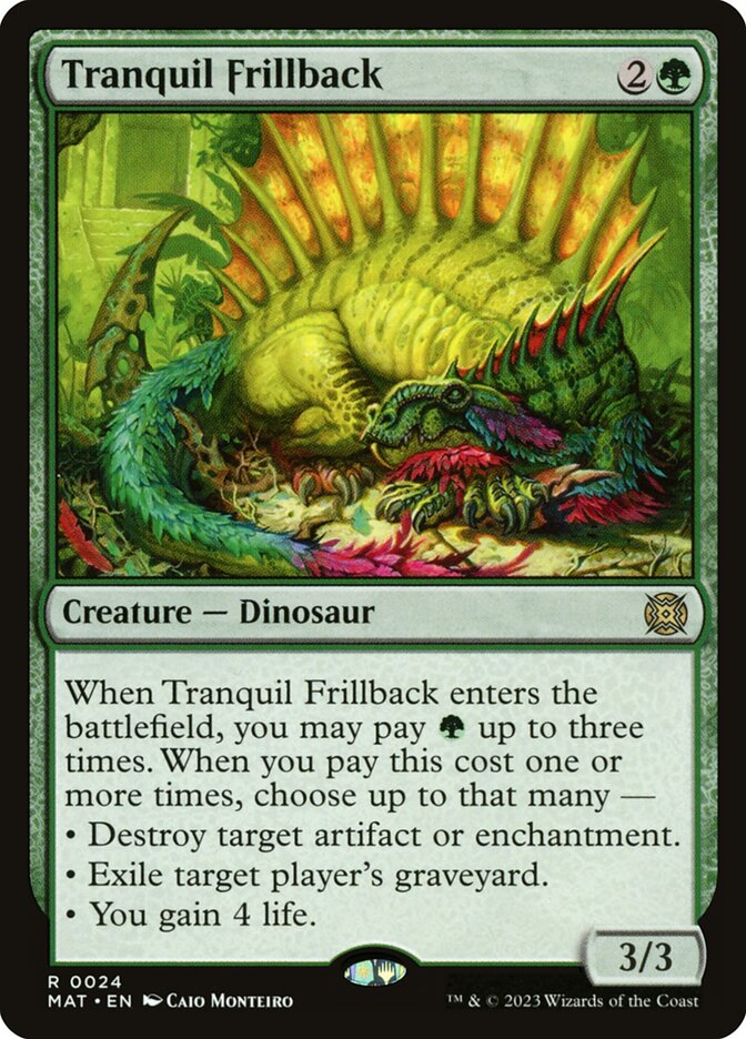 Tranquil Frillback 24/50 (March of the Machine: The Aftermath)  - Foil | Good Games North