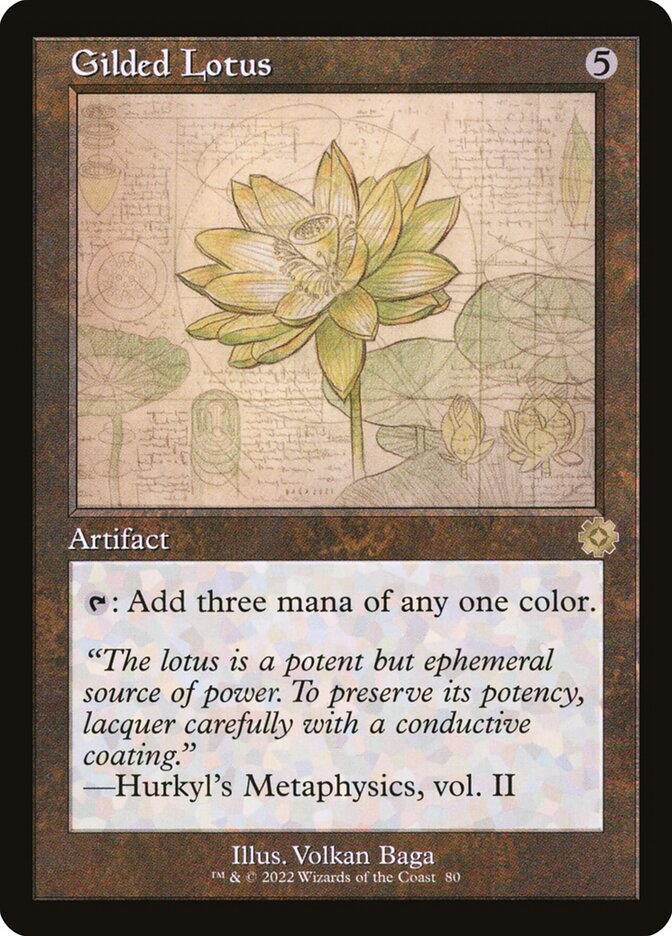 Gilded Lotus (The Brothers' War: Retro Frame Artifacts)  - Foil | Good Games North