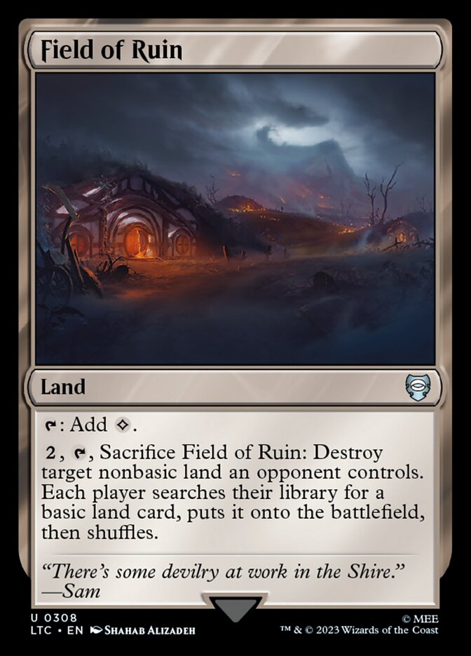 Field of Ruin 308 (Commander: The Lord of the Rings: Tales of Middle-earth)  | Good Games North
