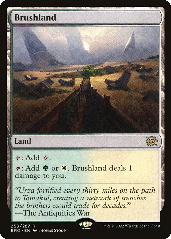 Brushland 259/287 (The Brothers' War)  - Foil | Good Games North