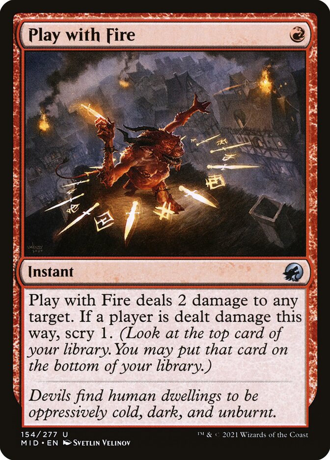 Play with Fire (Innistrad: Midnight Hunt)  | Good Games North