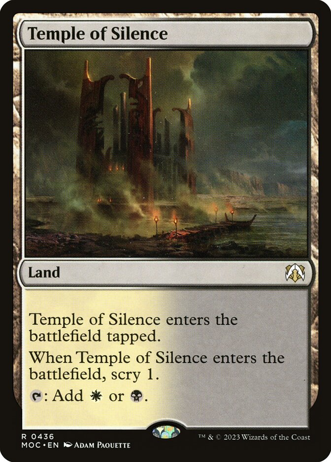 Temple of Silence 436/444 (Commander: March of the Machine)  | Good Games North