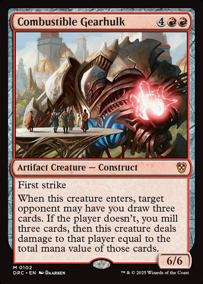 Combustible Gearhulk (Commander: Aetherdrift)  | Good Games North