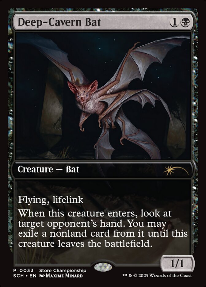 Deep-Cavern Bat (Game Day & Store Championship Promos)  | Good Games North