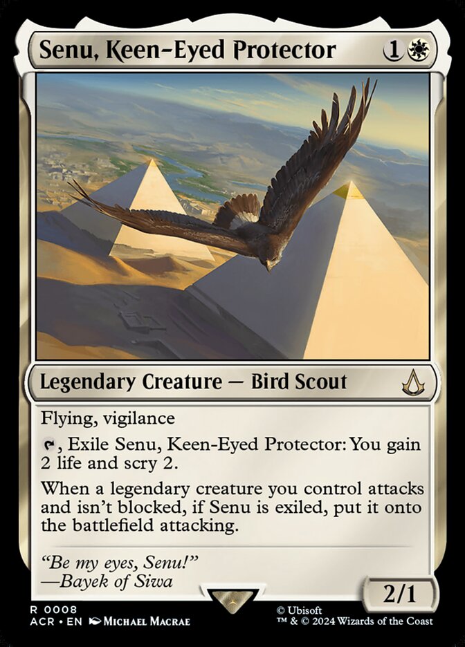 Senu, Keen-Eyed Protector (Universes Beyond: Assassin's Creed)  | Good Games North