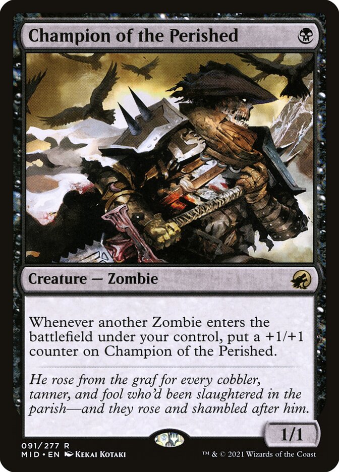 Champion of the Perished 91/277 (Innistrad: Midnight Hunt)  - Foil | Good Games North