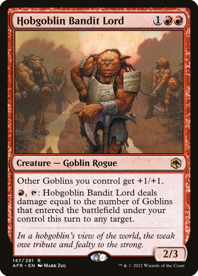 Hobgoblin Bandit Lord (Adventures in the Forgotten Realms)  | Good Games North