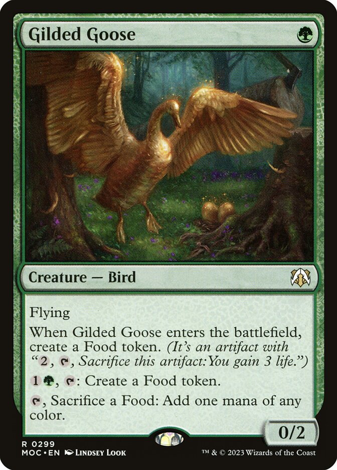 Gilded Goose 299/444 (Commander: March of the Machine)  | Good Games North