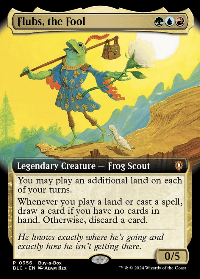 Flubs the Fool Extended Art 356 (Buy-A-Box Promos)  | Good Games North