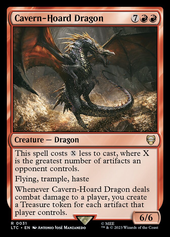 Cavern-Hoard Dragon 31 (Commander: The Lord of the Rings: Tales of Middle-earth)  | Good Games North