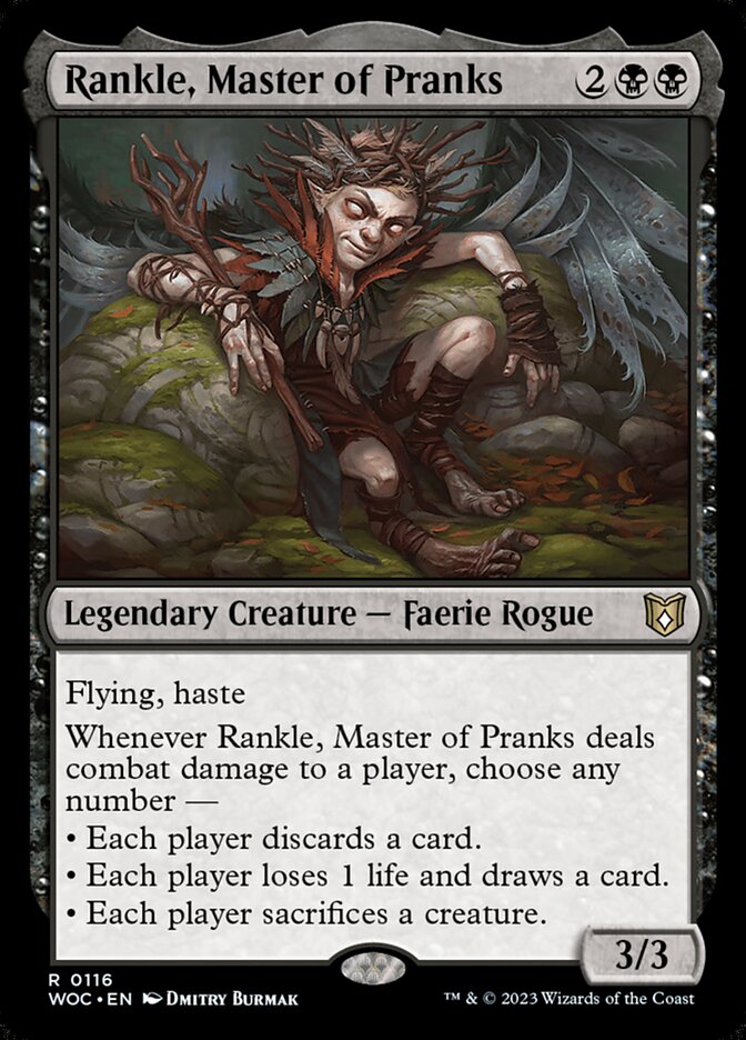 Rankle, Master of Pranks (Commander: Wilds of Eldraine)  | Good Games North