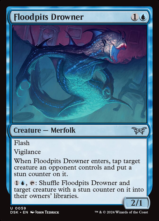 Floodpits Drowner (Duskmourn: House of Horror)  - Foil | Good Games North