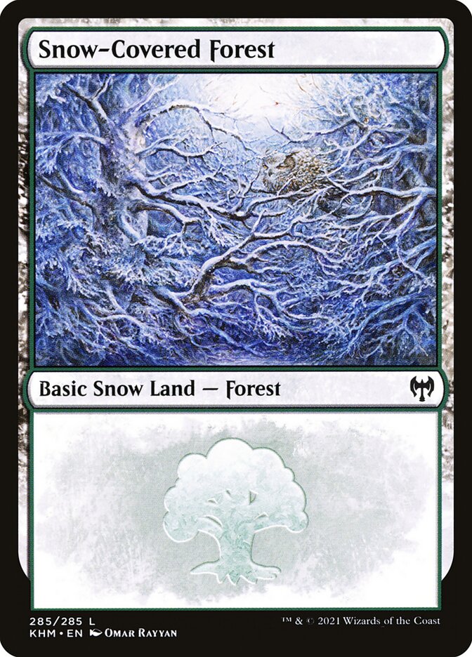 Snow-Covered Forest 285/285 (Kaldheim)  - Foil | Good Games North