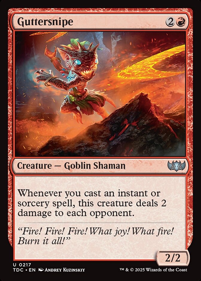 Guttersnipe (Commander: Tarkir: Dragonstorm)  | Good Games North