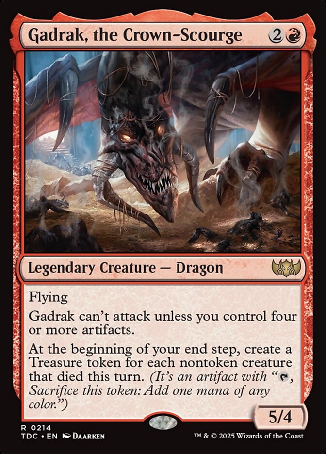 Gadrak, the Crown-Scourge (Commander: Tarkir: Dragonstorm)  | Good Games North