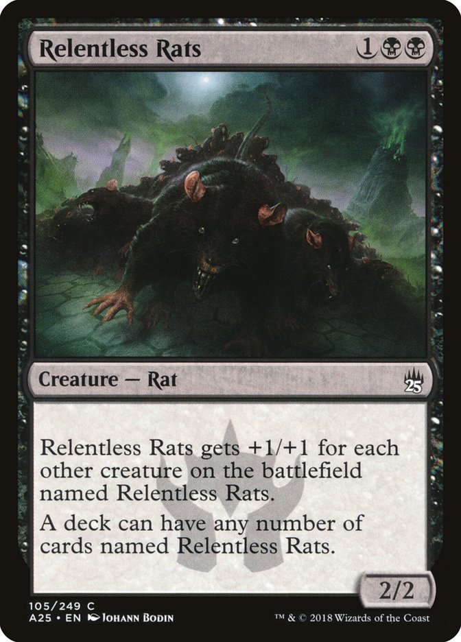 Relentless Rats 105/249 (Masters 25)  | Good Games North